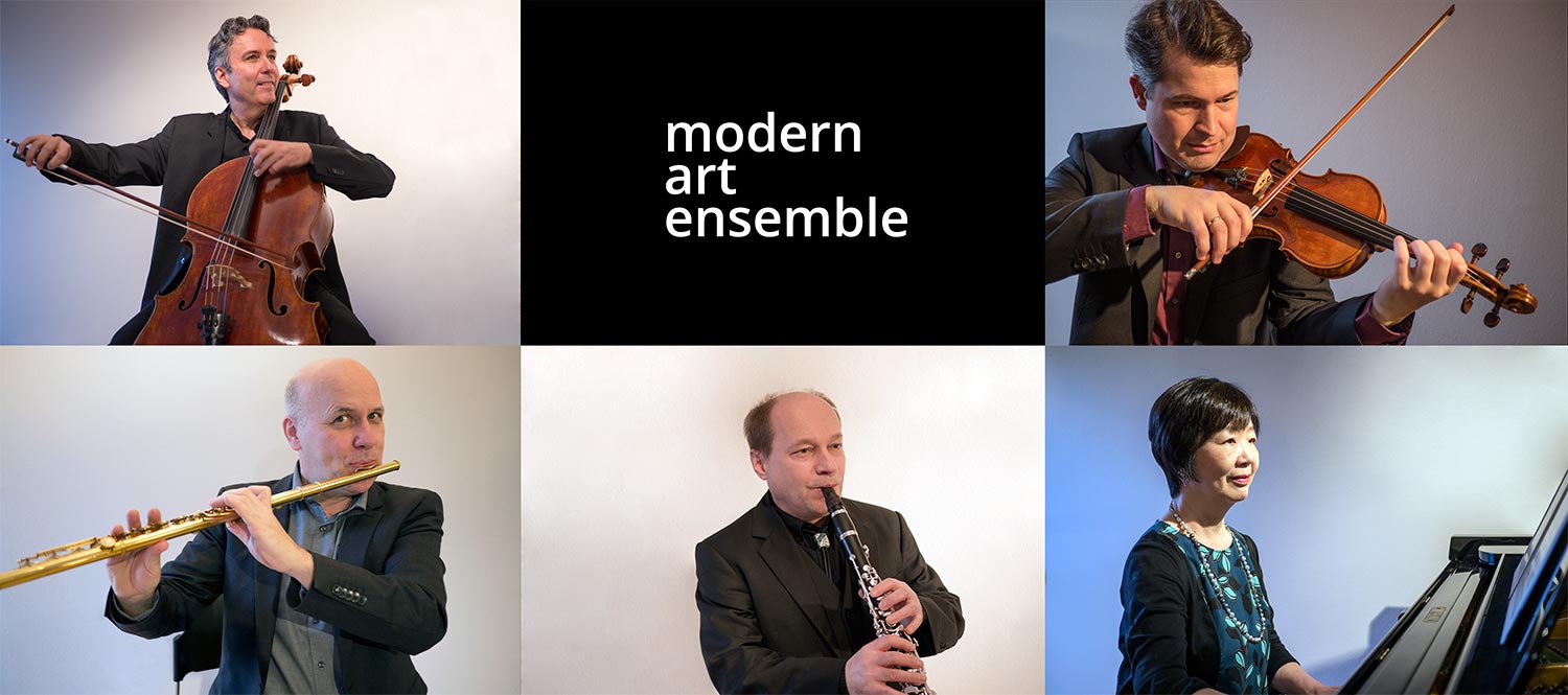 Foto der gesamten Besetzung des modern art ensembles